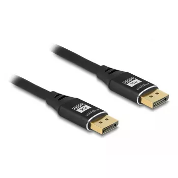 DeLOCK DisplayPort-Kabel 8K 60 Hz 5 m Schwarz Metall