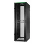 APC NetShelter SX, Server Rack Gehäuse, Gen 2, 52U, 2436H x 800B x 1200T mm, mit Seitenwänden, Schwarz