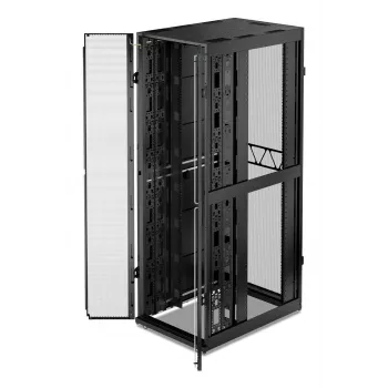 APC NetShelter SX, Server Rack Gehäuse, Gen 2, 52U, 2436H x 800B x 1200T mm, mit Seitenwänden, Schwarz