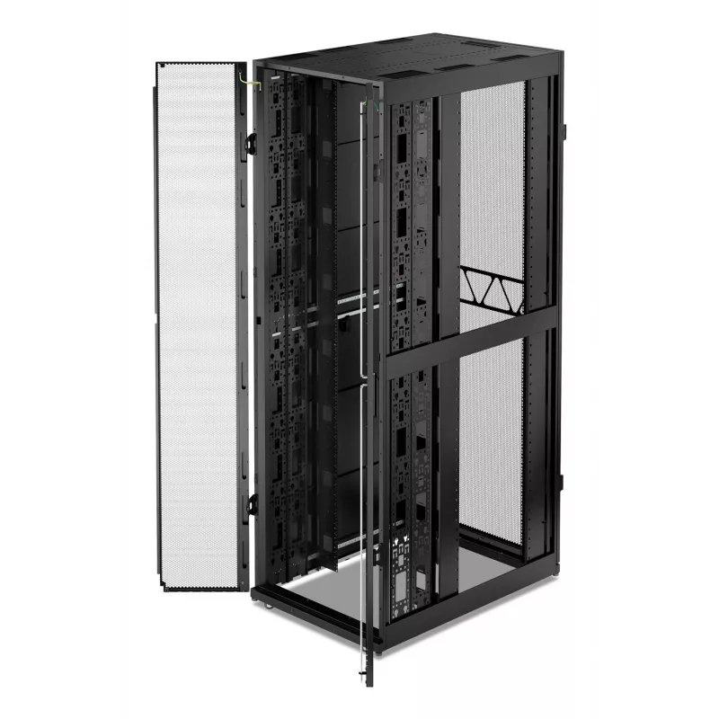 APC NetShelter SX, Server Rack Gehäuse, Gen 2, 52U, 2436H x 800B x 1200T mm, mit Seitenwänden, Schwarz