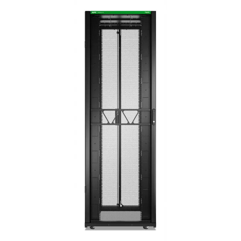 APC NetShelter SX, Server Rack Gehäuse, Gen 2, 52U, 2436H x 800B x 1200T mm, mit Seitenwänden, Schwarz