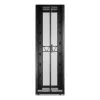 APC NetShelter SX, Server Rack Gehäuse, Gen 2, 52U, 2436H x 800B x 1200T mm, mit Seitenwänden, Schwarz