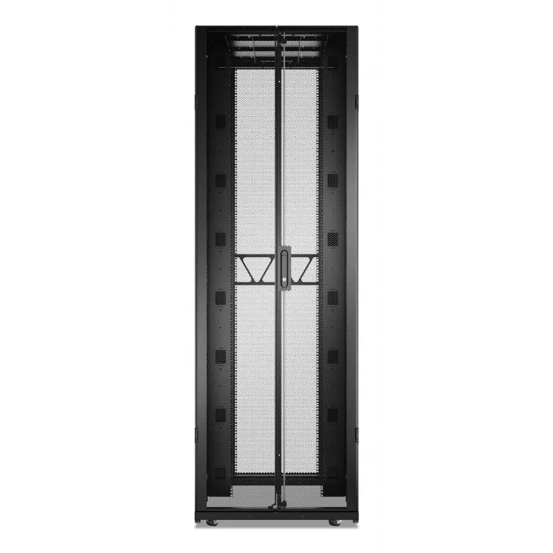 APC NetShelter SX, Server Rack Gehäuse, Gen 2, 52U, 2436H x 800B x 1200T mm, mit Seitenwänden, Schwarz