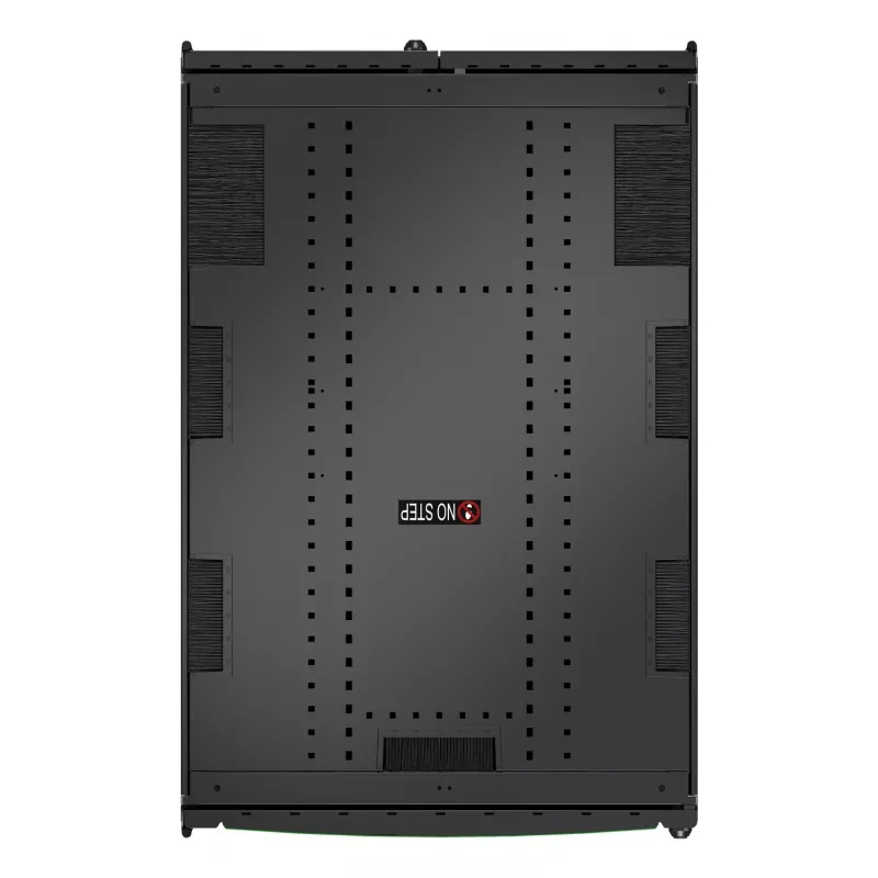 APC NetShelter SX, Server Rack Gehäuse, Gen 2, 52U, 2436H x 800B x 1200T mm, mit Seitenwänden, Schwarz