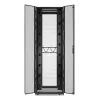 APC NetShelter SX, Server Rack Gehäuse, Gen 2, 52U, 2436H x 800B x 1200T mm, mit Seitenwänden, Schwarz