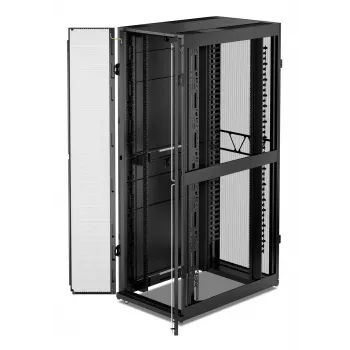 APC NetShelter SX, Networking Rack Enclosure, 48U, 2258H x 750W x 1200D mm, mit Seiten, Schwarz
