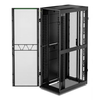 APC NetShelter SX, Networking Rack Enclosure, 48U, 2258H x 750W x 1200D mm, mit Seiten, Schwarz