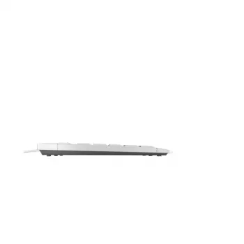 CHERRY STREAM TKL Tastatur, Universal, USB, QWERTY, Englisch, Weiß, 93 Tasten