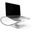 Laptop- & Tablet-Ständer DeLOCK 18457 Silber Aluminium 360° Drehung