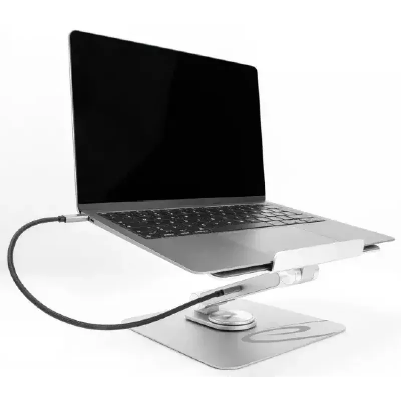 Laptop- & Tablet-Ständer DeLOCK 18457 Silber Aluminium 360° Drehung