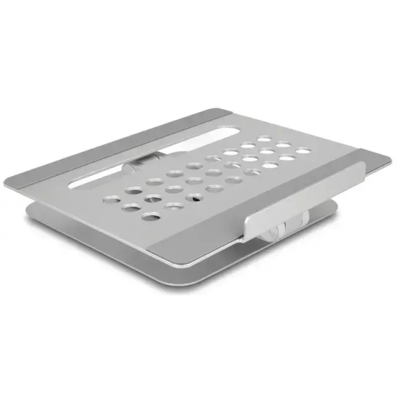 Laptop- & Tablet-Ständer DeLOCK 18457 Silber Aluminium 360° Drehung