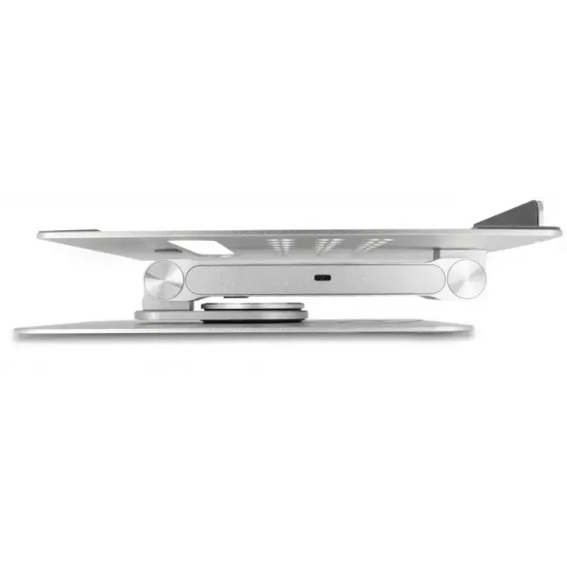 Laptop- & Tablet-Ständer DeLOCK 18457 Silber Aluminium 360° Drehung