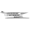 Laptop- & Tablet-Ständer DeLOCK 18457 Silber Aluminium 360° Drehung
