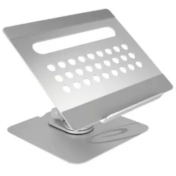 Laptop- & Tablet-Ständer DeLOCK 18457 Silber Aluminium 360° Drehung