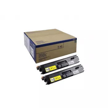 Tonerkartusche Brother TN-900YTWIN Gelb, Original, 2 Stk., 12,000 Seiten each