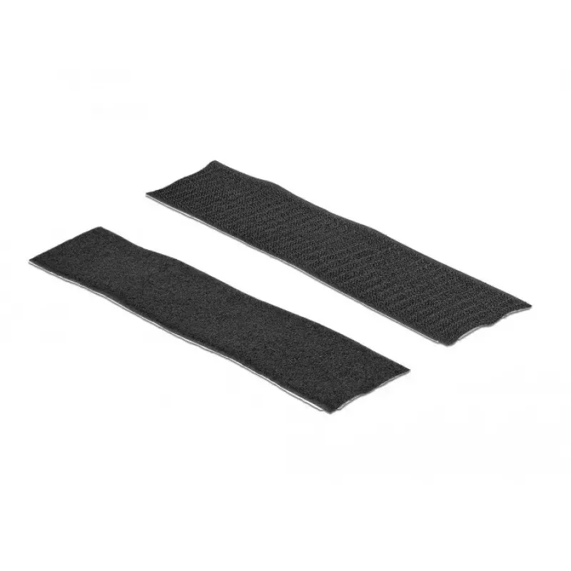 Klettband DeLOCK L 10 m x B 50 mm schwarz
