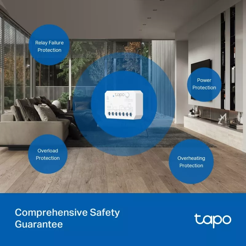 TP-Link TAPO S110E(UN) Smart-Home-Aktor Schaltaktor 7 Kanäle