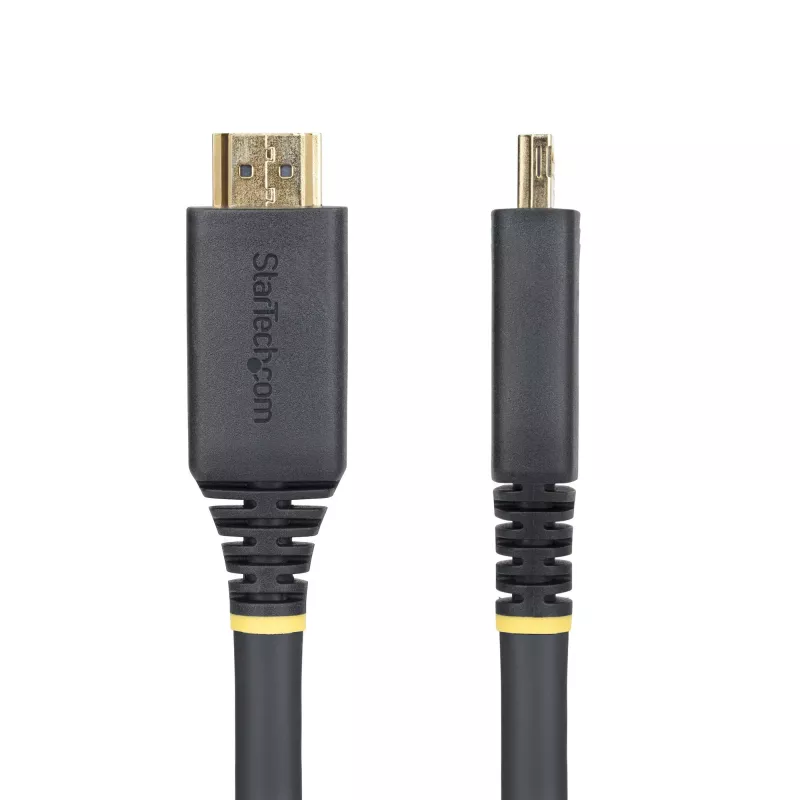 StarTech.com 10m (33ft) aktives High Speed HDMI-Kabel mit Greifsteckern, 4K 60Hz/1440p 144Hz, HDR10/HDCP 2.2/ARC, 18Gbps, UHD HDMI-Kabel für TV/Monitor/Anzeige, TPE-Ummantelung