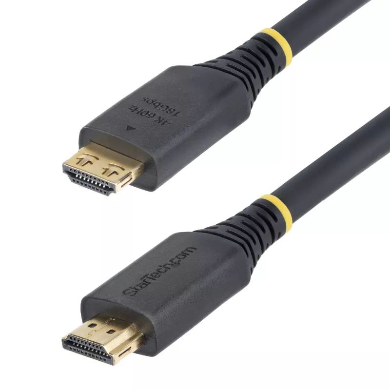 StarTech.com 7m (23ft) High Speed HDMI-Kabel mit griffsicheren Steckern, 4K 60Hz/1440p 144Hz, HDR10/HDCP 2.2/ARC, 18Gbps, UHD HDMI-Kabel für TV/Monitor/Bildschirm, TPE-Mantel