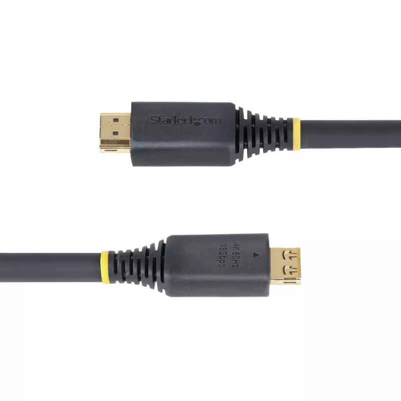StarTech.com 7m (23ft) High Speed HDMI-Kabel mit griffsicheren Steckern, 4K 60Hz/1440p 144Hz, HDR10/HDCP 2.2/ARC, 18Gbps, UHD HDMI-Kabel für TV/Monitor/Bildschirm, TPE-Mantel