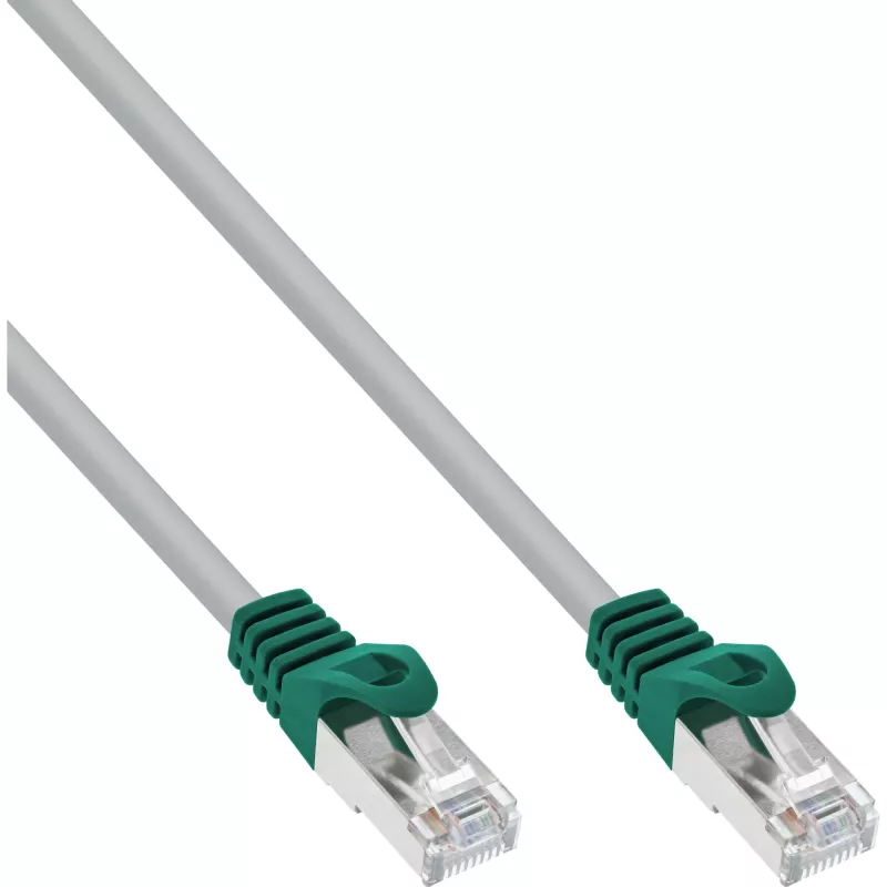 Patchkabel InLine Crossover PC-zu-PC SF/UTP Cat.5e RJ-45 — 2 m, grau