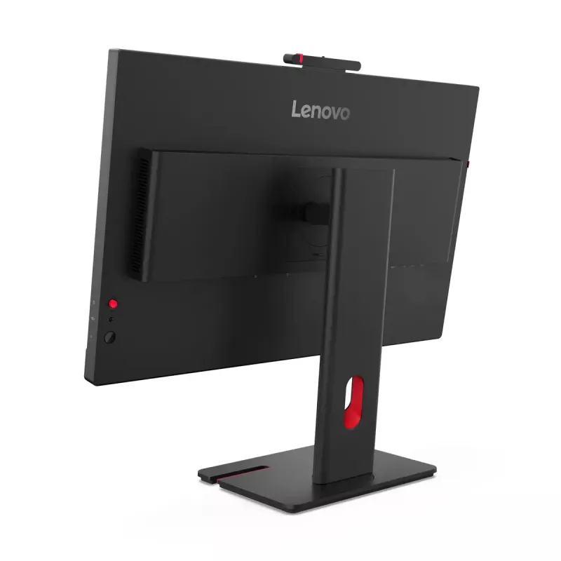 24 Zoll Lenovo ThinkVision T24-4v IPS LCD Monitor, 1920×1080 Full HD, 6 ms, 250 cd/m², integrierte Lautsprecher, USB-Hub, VESA, höhenverstellbar, schwarz