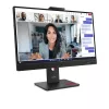 24 Zoll Lenovo ThinkVision T24-4v IPS LCD Monitor, 1920×1080 Full HD, 6 ms, 250 cd/m², integrierte Lautsprecher, USB-Hub, VESA, höhenverstellbar, schwarz