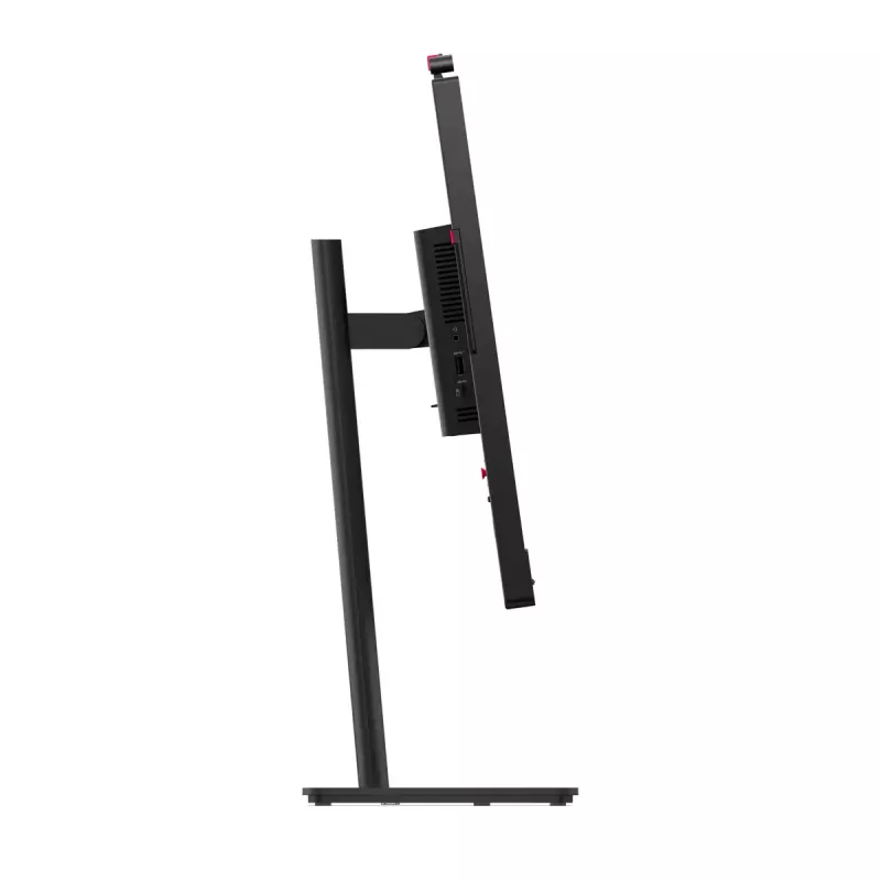 24 Zoll Lenovo ThinkVision T24-4v IPS LCD Monitor, 1920×1080 Full HD, 6 ms, 250 cd/m², integrierte Lautsprecher, USB-Hub, VESA, höhenverstellbar, schwarz
