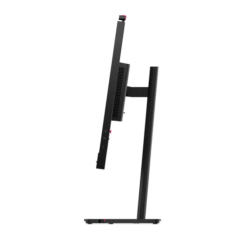 24 Zoll Lenovo ThinkVision T24-4v IPS LCD Monitor, 1920×1080 Full HD, 6 ms, 250 cd/m², integrierte Lautsprecher, USB-Hub, VESA, höhenverstellbar, schwarz