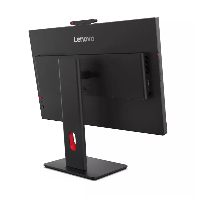 24 Zoll Lenovo ThinkVision T24-4v IPS LCD Monitor, 1920×1080 Full HD, 6 ms, 250 cd/m², integrierte Lautsprecher, USB-Hub, VESA, höhenverstellbar, schwarz