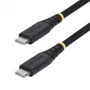 StarTech.com 15cm (6Zoll) USB-C Ladekabel, 60W (3A) PD, zweilagiger geflochtener Nylon/TPE-Mantel, robustes USB-C Ladekabel, USB 2.0 Laptop-Ladegerätkabel