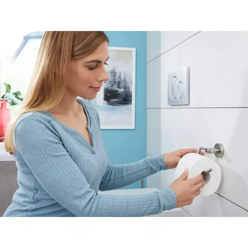 Toilettenpapierhalter Tesa 40301-00000-00 wandmontiert Edelstahl 138×50×105 mm