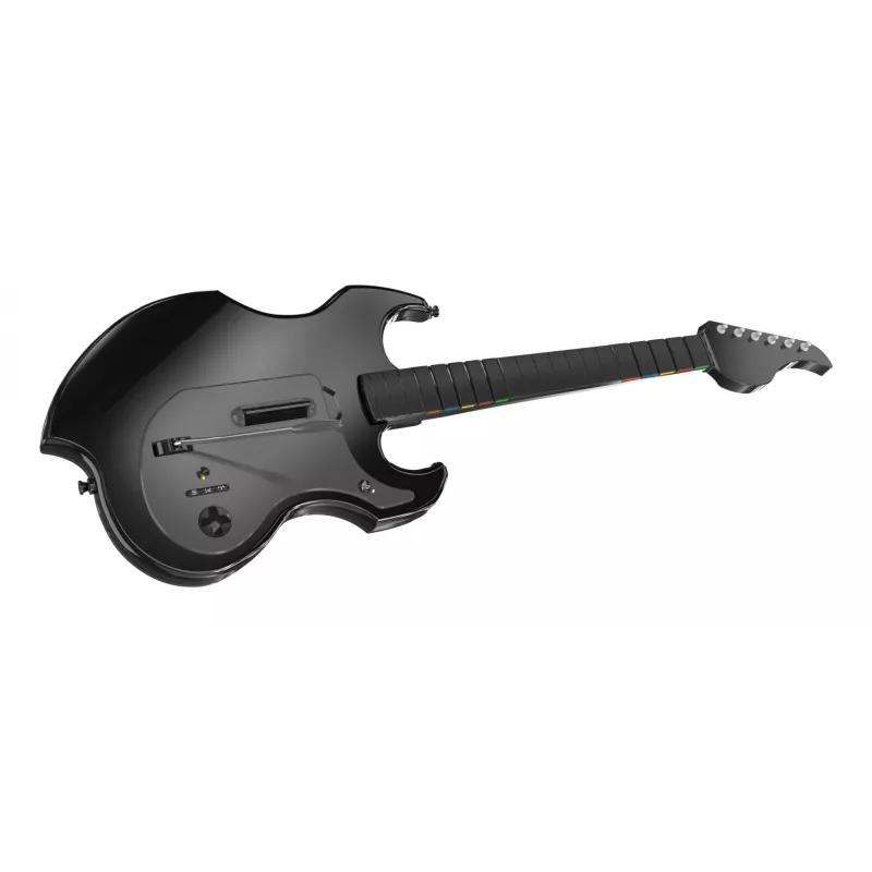 Gitarre PDP Riffmaster Schwarz Grau Kabellos PC PS4 PS5 36h Batterie