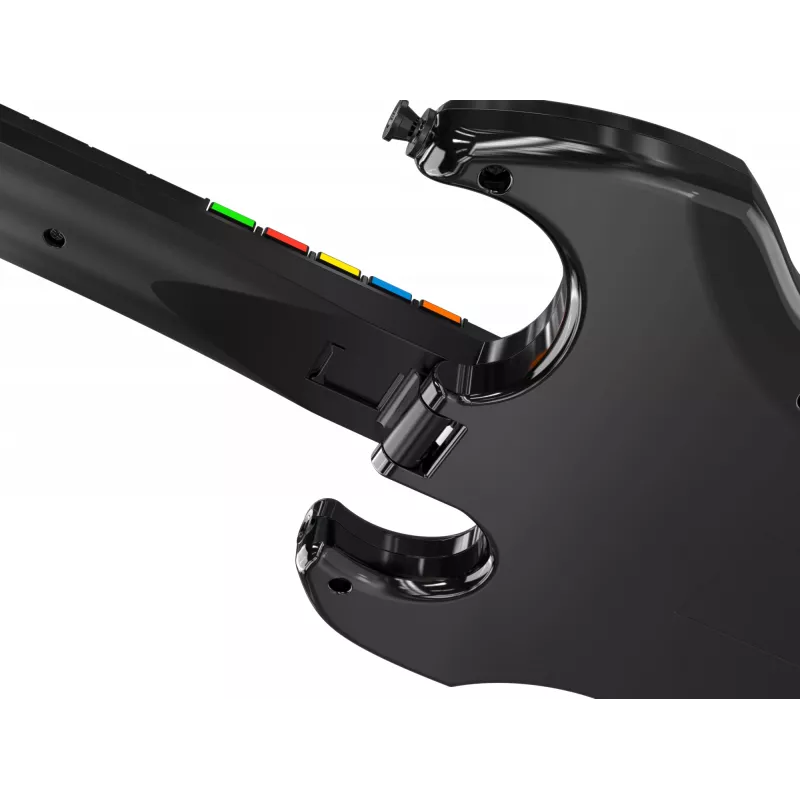 Gitarre PDP Riffmaster Schwarz Grau Kabellos PC PS4 PS5 36h Batterie