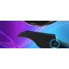 Gitarre PDP Riffmaster Schwarz Grau Kabellos PC PS4 PS5 36h Batterie