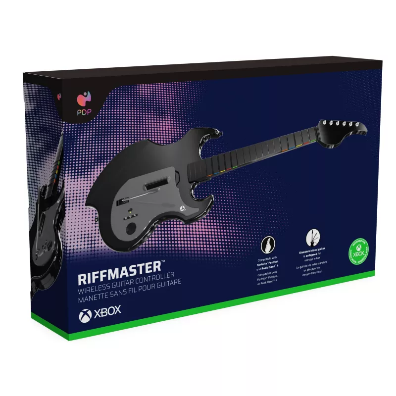 PDP Riffmaster Schwarz, Grau Gitarre Analog / Digital PC, Xbox One, Xbox Series S, Xbox Series X