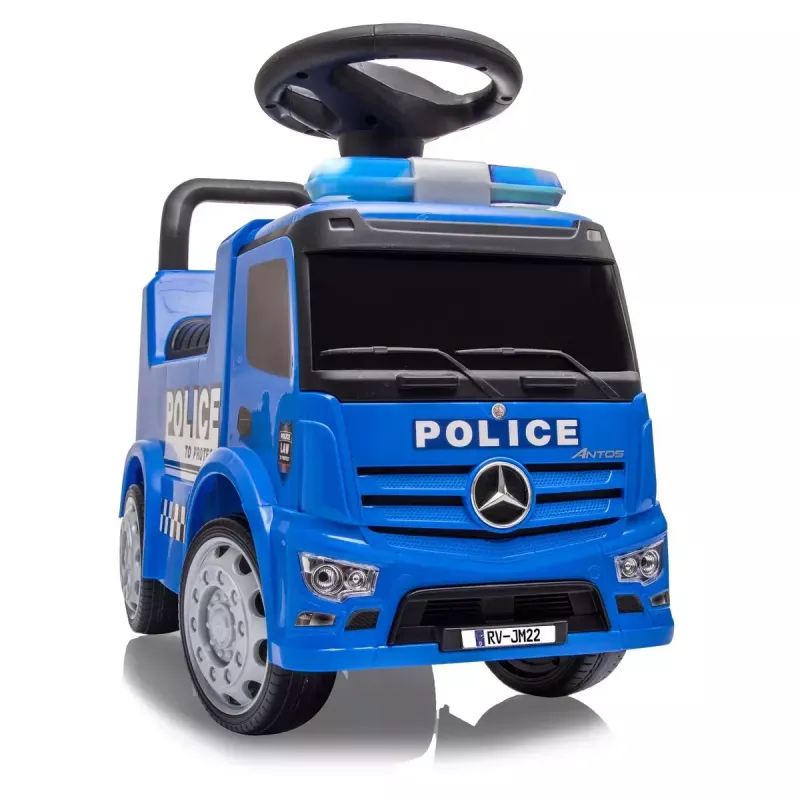 Rutschauto Jamara Mercedes-Benz Antos Polizei 4 Räder Lichteffekte