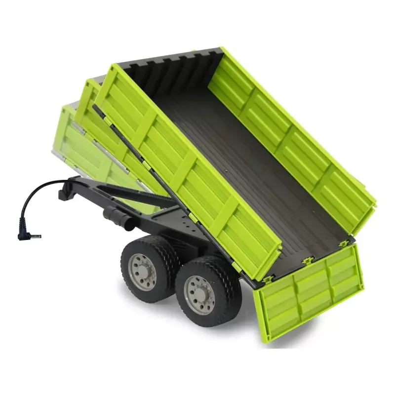 Track part Jamara Tipper light Grün for RC-Traktor 1:16, schwarz/grün, 0,41 kg