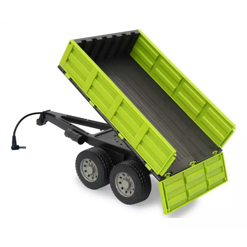 Track part Jamara Tipper light Grün for RC-Traktor 1:16, schwarz/grün, 0,41 kg