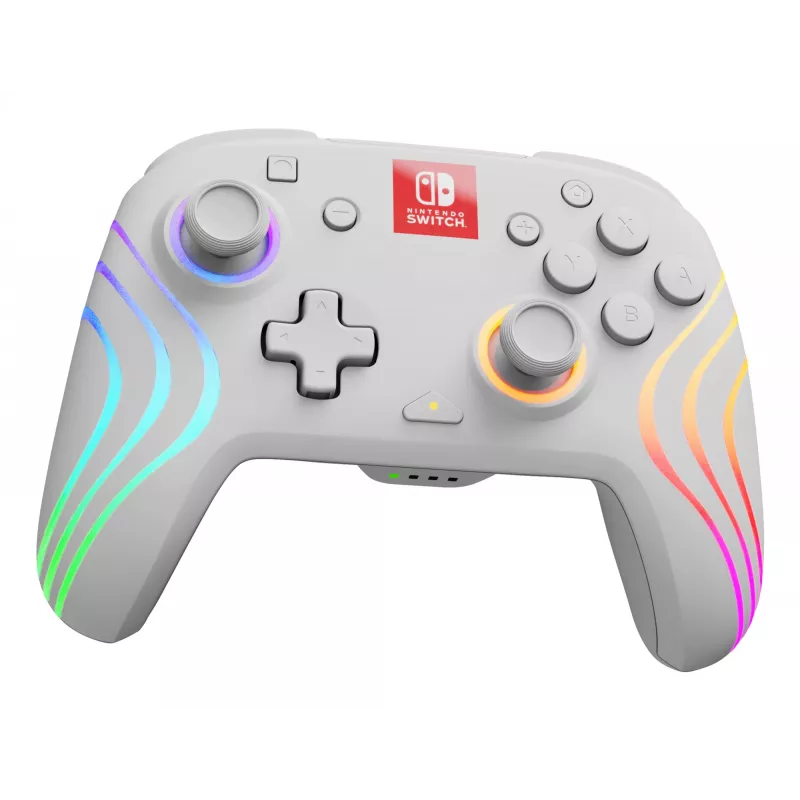 PDP Afterglow Wave Weiß Gamepad Analog / Digital Nintendo Switch, Nintendo Switch OLED