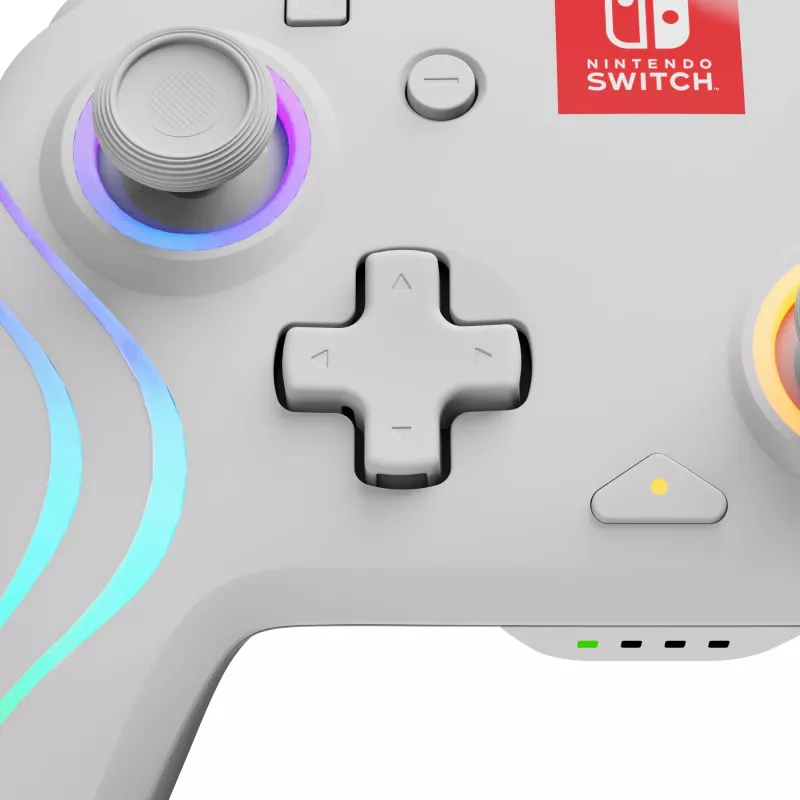 PDP Afterglow Wave Weiß Gamepad Analog / Digital Nintendo Switch, Nintendo Switch OLED
