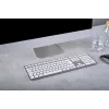 CHERRY KW 9100 schlank FOR MAC Tastatur Universal USB + Bluetooth QWERTY Englisch Silber