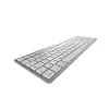 CHERRY KW 9100 schlank FOR MAC Tastatur Universal USB + Bluetooth QWERTY Englisch Silber