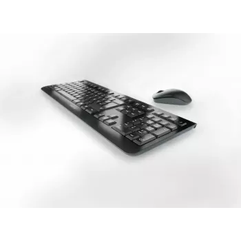Kabelloses Full-Size-Tastatur- und Maus-Set Cherry DW 3000 — RF Wireless, QWERTZ-Layout, 108 Tasten, schwarz