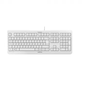 CHERRY KC 1000 Kabelgebundene Tastatur, Hellgrau, USB (QWERTY – UK)