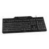 Kabelgebundene Cherry KC 1000 SC USB-Tastatur in voller Größe, QWERTZ-Layout, 109 Tasten, 1,8 m Kabel, schwarz