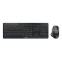 CHERRY Stream desktop ultimate Tastatur Maus inklusive Home/Office USB + RF Wireless + Bluetooth AZERTY Französisch Schwarz