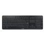Cherry Stream ultimate – Full-Size AZERTY, USB + RF Wireless + Bluetooth, Scherenschalter, LED-Hintergrundbeleuchtung, Schwarz