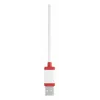 Cherry kabelgebundene Full-Size-Tastatur Stream — QWERTZ-Layout, Scherenschalter, USB, 1,8 m Kabel, hellgrau