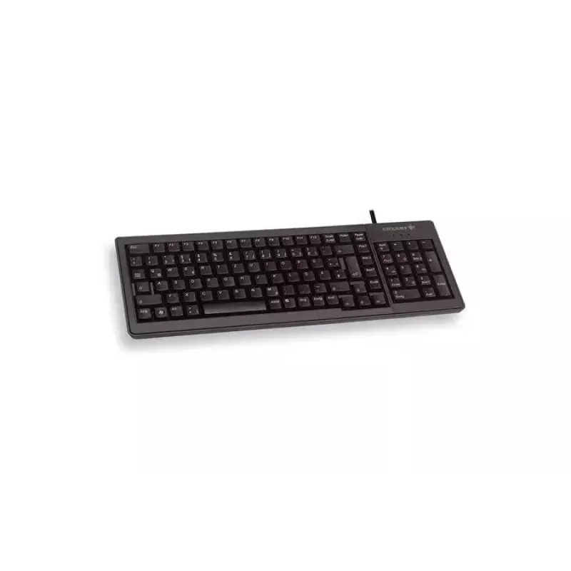 CHERRY XS G84-5200 KOMPAKTE TASTATUR, Kabelgebunden, USB/PS2, Schwarz, (QWERTY - UK)